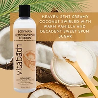 Heavenly Coconut Crème Paraben & Dye Free Mositurizing Body Wash