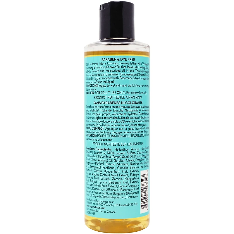 Cucumber & White Tea Huile De Douche
Moussante Nettoyante