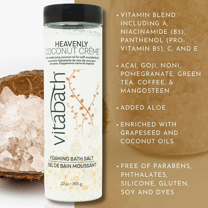 Cucumber & White Tea Foaming Bath Salts