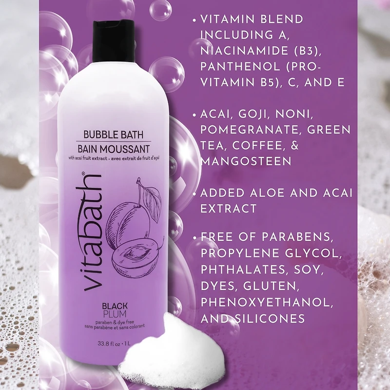 Black Plum Bain Moussant