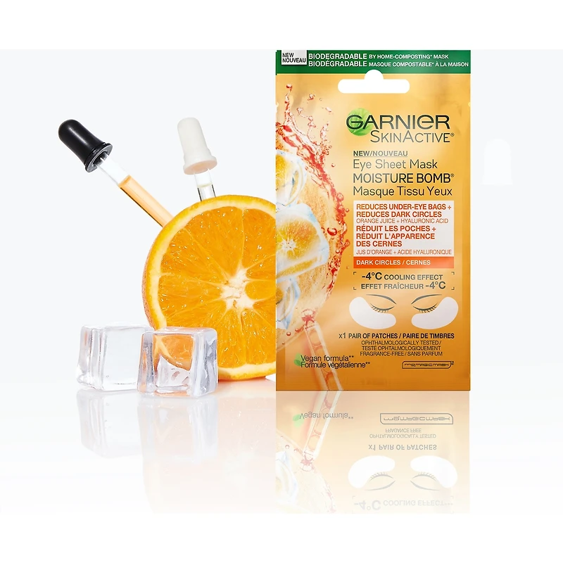 SkinActive Moisture Bomb Brightening Eye Sheet Mask