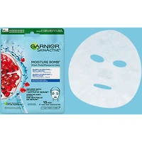 Garnier SkinActive Moisture Bomb Le masque super hydratant, acide hyaluronique +  grenade