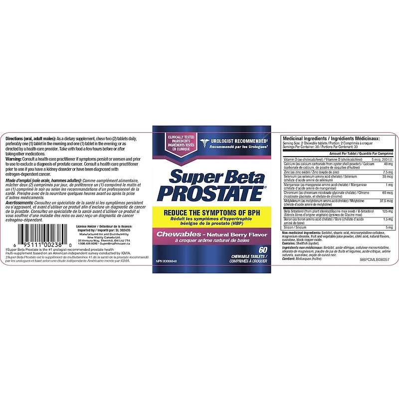 Super Beta Prostate à croquer
