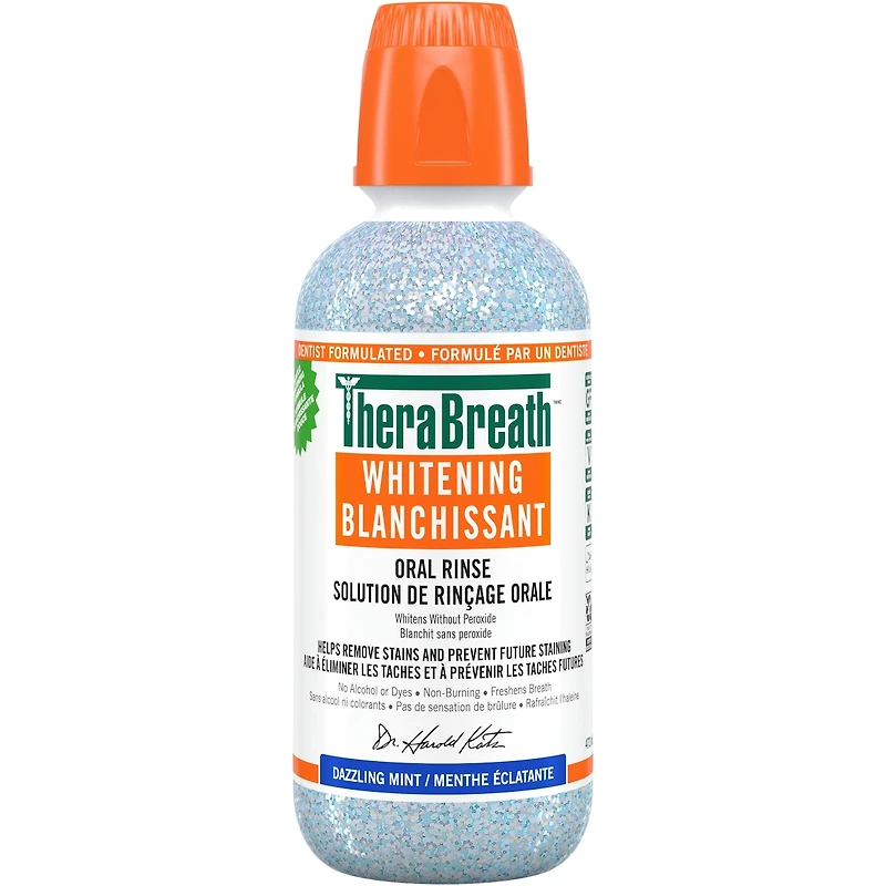 TheraBreath™ Blanchissant Solution de Rincage Orale - Menthe Éclatante