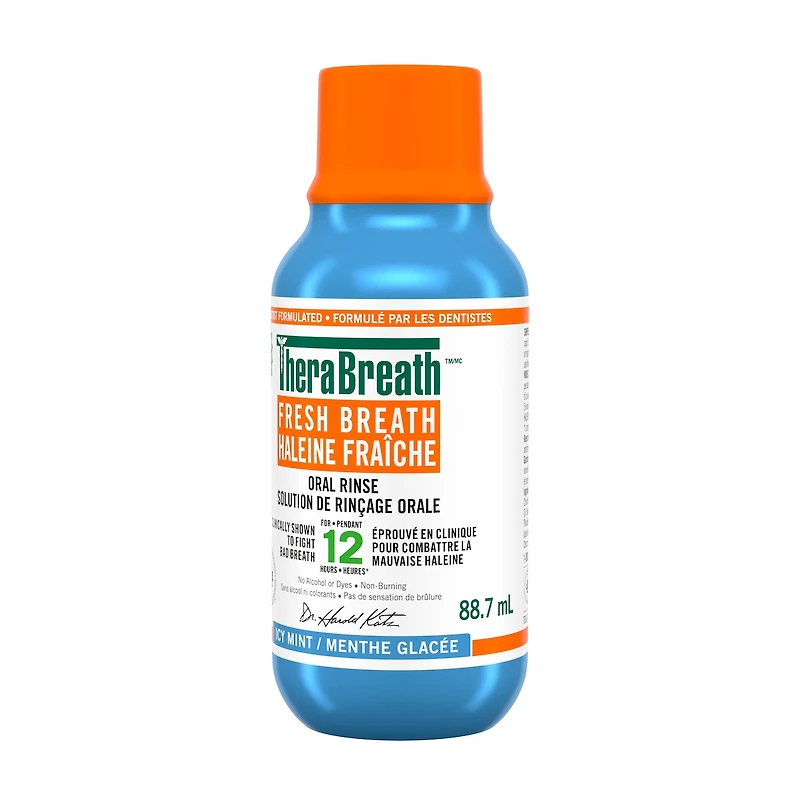 TheraBreath™  Haleine Fraîche Solution de Rincage Orale - Menthe Glacée 88.7mL