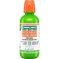 TheraBreath Solution de rinçage orale haleine fraîche menthe douce 473mL