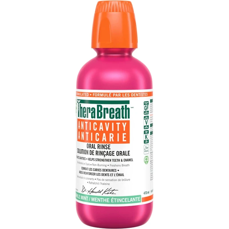 Anticarie Menthe Étincelante Solution de Rinçage Orale