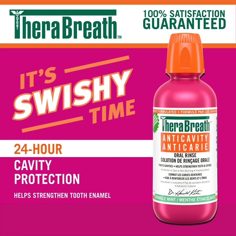 Anticarie Menthe Étincelante Solution de Rinçage Orale