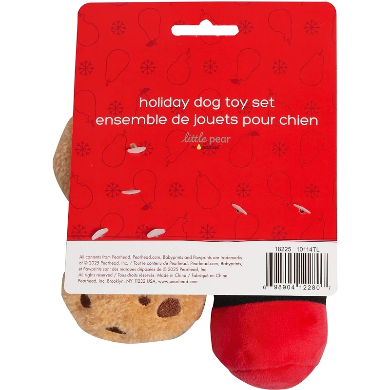 Dog Toy 3pk Milk & Cookie