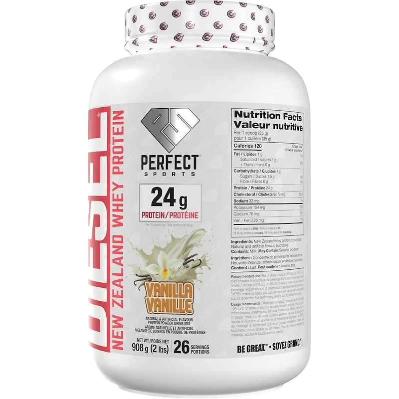 Diesel Proteine de petit-lait de Nouvelle-Zelande Vanille