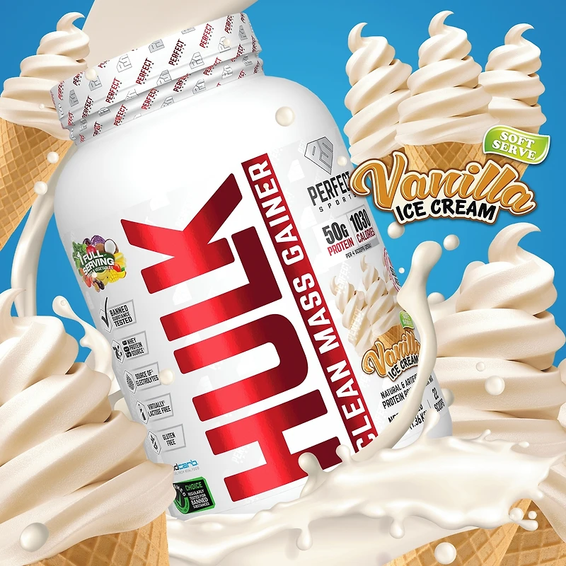 Crème Glacée À La Vanille Hulk Mass Gainer