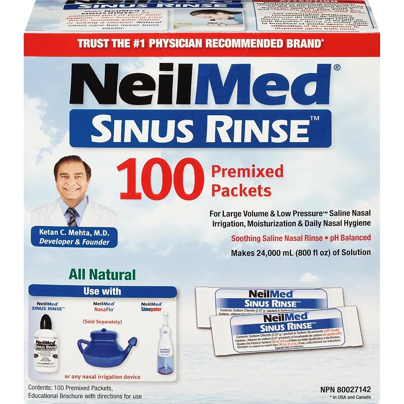 NeilMed Sinus Rinse 100 sachets