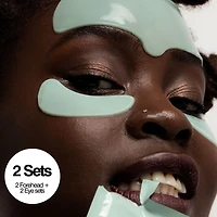 Tear Catchers Hydrogel Wrinkle & Stress-Relief Forehead & Eye Therapy Kit with Retinol & Vitamin C (x2 sets)