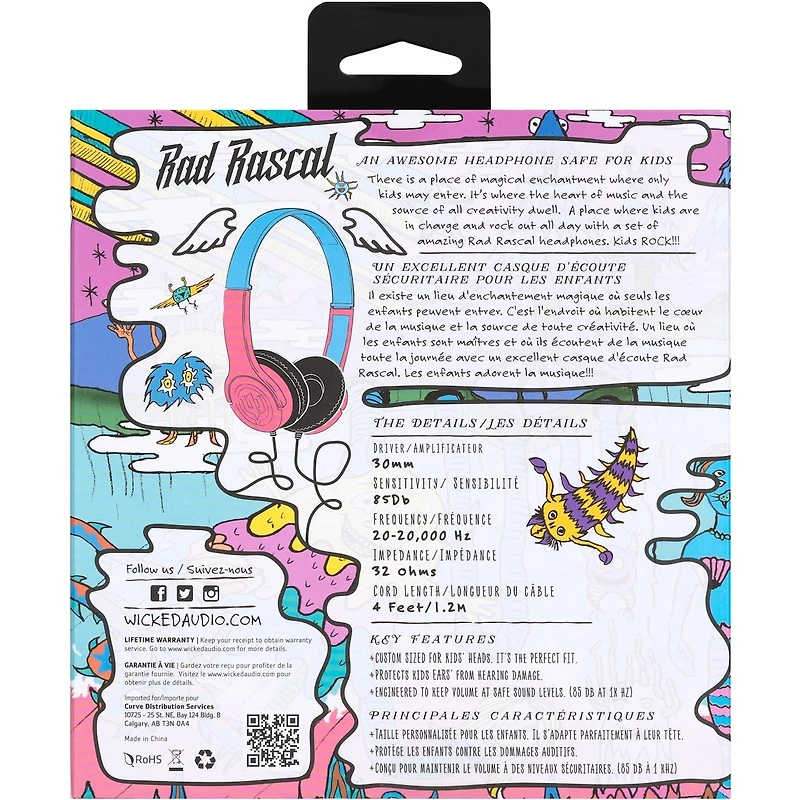 Rad Rascal Kid Safe Headphones