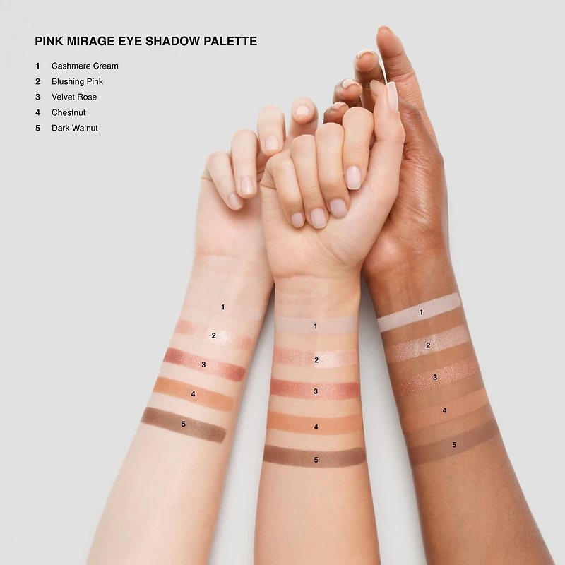 Palette d'ombres à paupières Pink Mirage