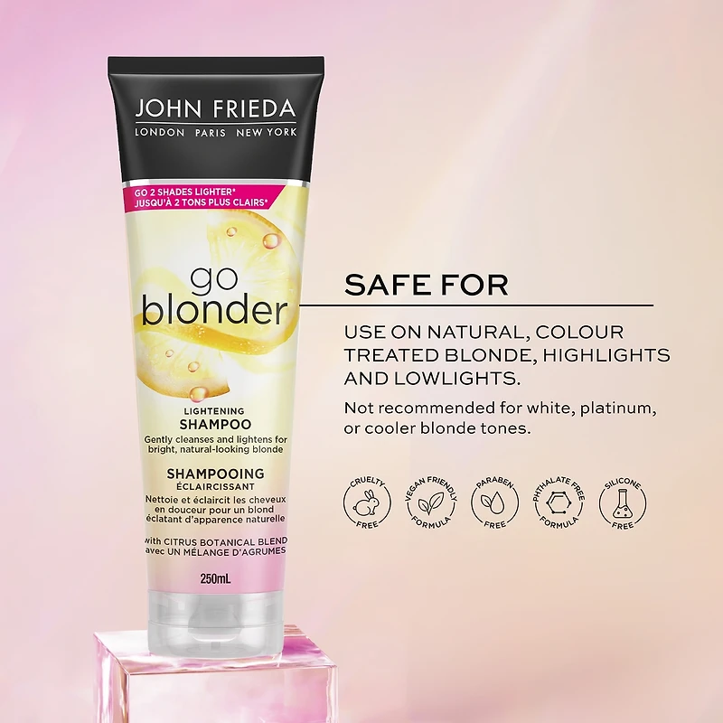 Shampooing éclaircissant Go Blonder