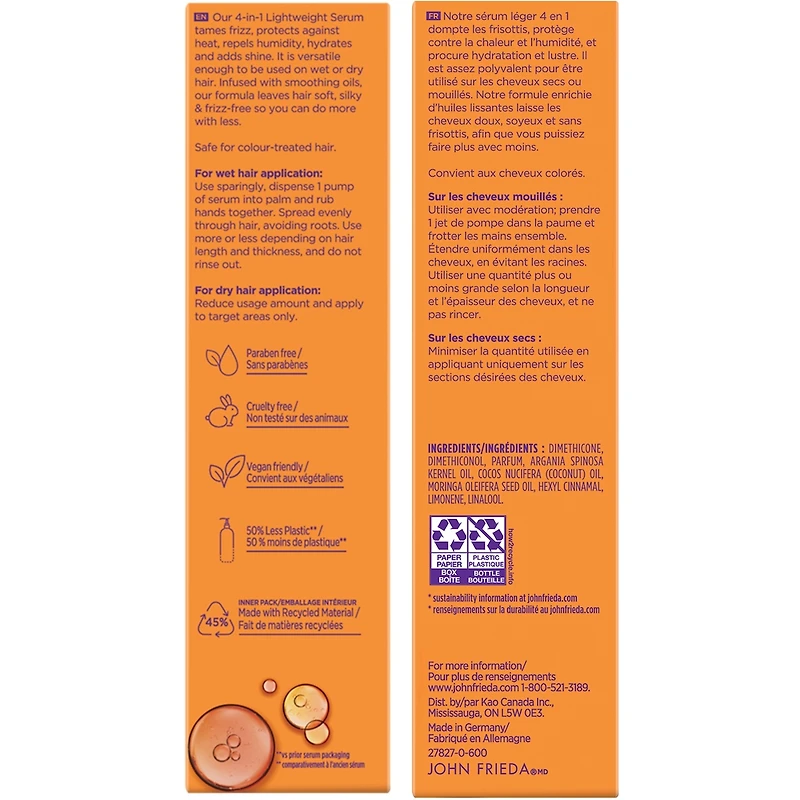 Sérum léger Frizz Ease