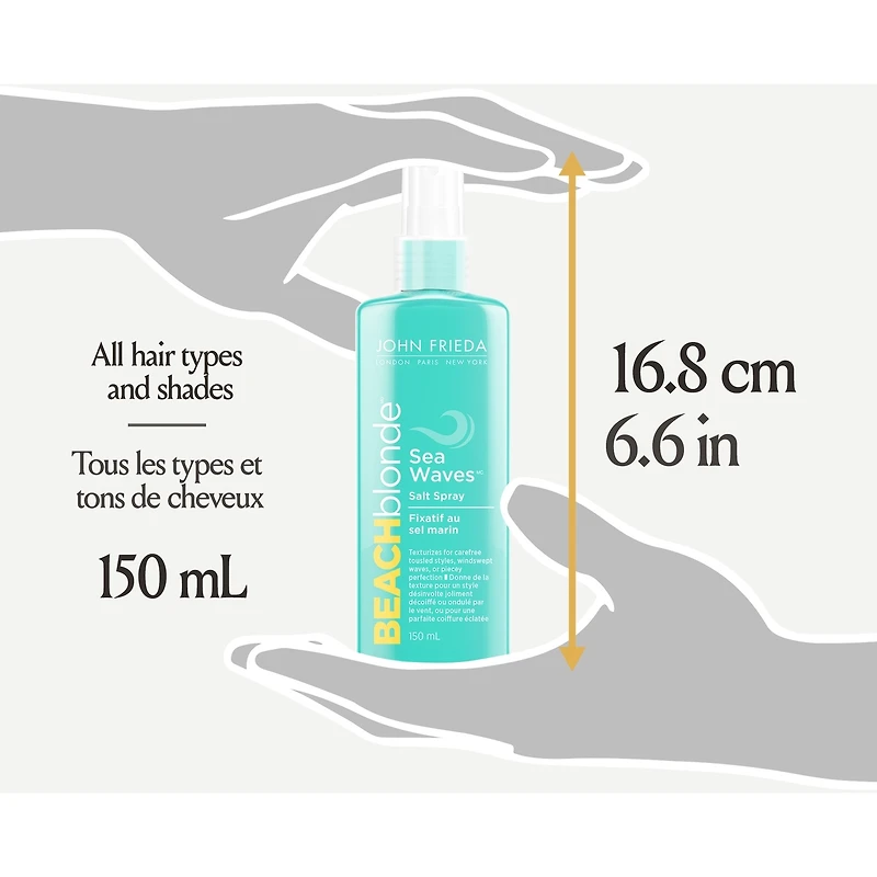 Fixatif au sel marin Beach Blonde Sea Waves