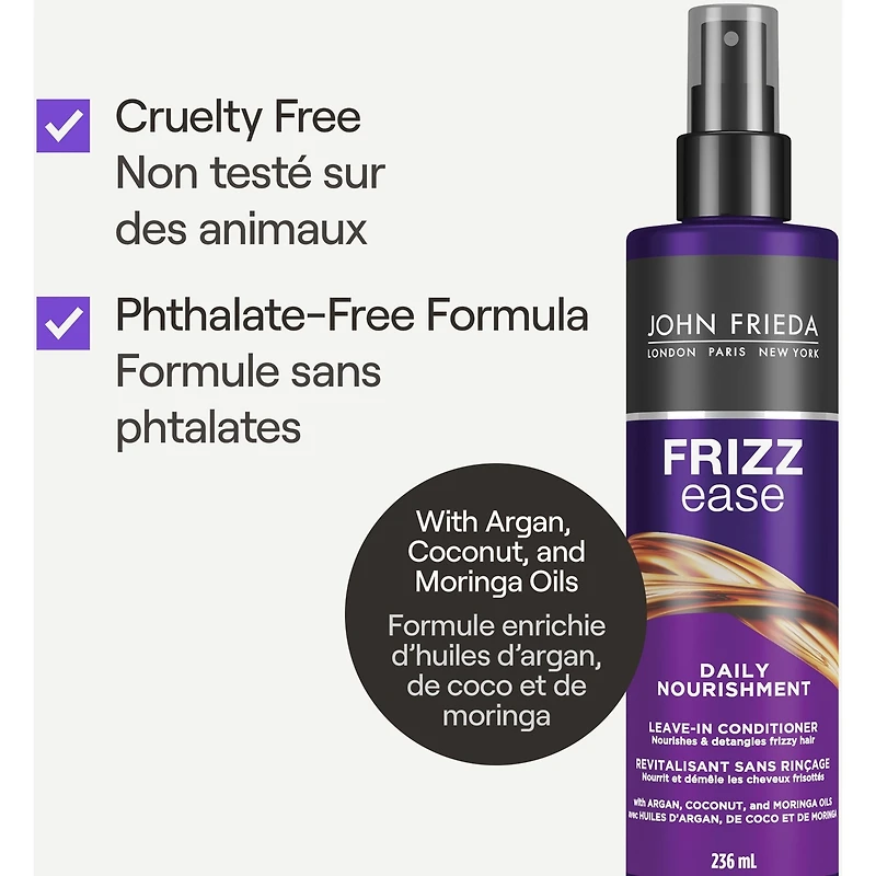 Frizz Ease Daily Nourishment Spray Leave-In Conditioner Spray