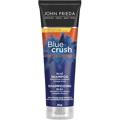 Shampooing bleu Blue Crush for Brunettes pour cheveux bruns naturels ou colorés