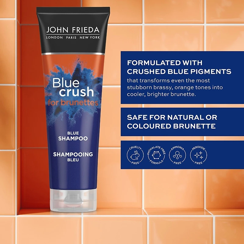 Blue Crush Blue Toning Shampoo for colour Brunette Hair