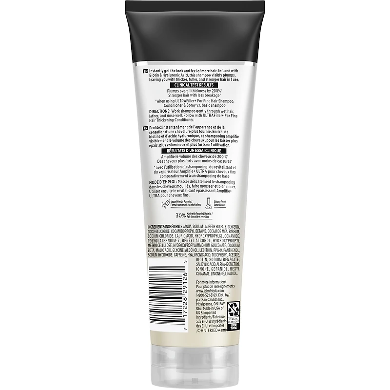 ULTRAfiller+ Shampooing Épaississant