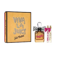 Viva La Juicy Gold Couture Eau de Parfum 3 Piece Fragrance Gift Set