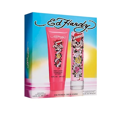 Ed Hardy 2 Piece Fragrance Gift Set For Women