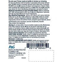 Antiacide Rolaids ultra fort, saveur de fruits, soulagement rapide des brûlures d’estomac, 72comprimés