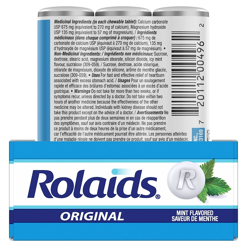 Rolaids Orig comp menthe 3x10u CA