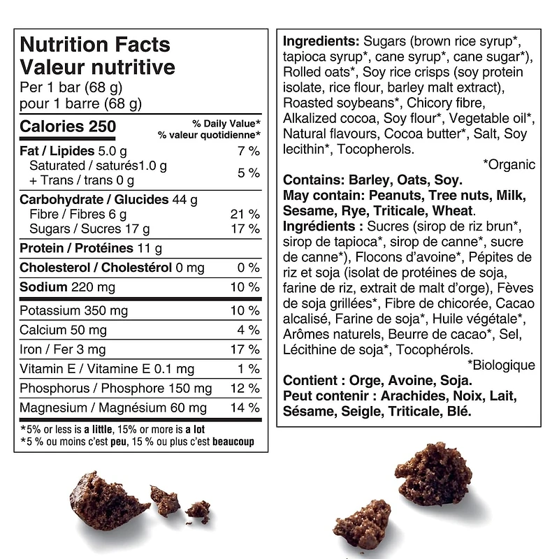 Barres énergétiques CLIF BAR Cookies & Creme