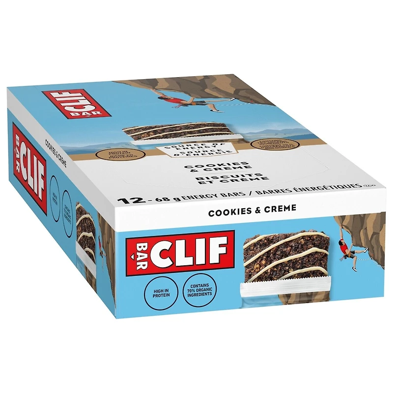 Barres énergétiques CLIF BAR Cookies & Creme