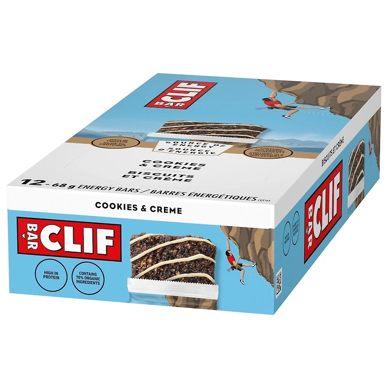 Barres énergétiques CLIF BAR Cookies & Creme