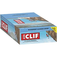 barre énergétique - croustillant aux amandes et aux bleuets, 70 % d'ingrédients biologiques, sans arômes artificiels, 68 g (emballage de 12)