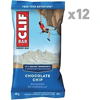 CLIF BAR - Barre énergétique - Brisures de chocolat - (Barre de protéine de 68 g