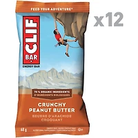 CLIF BAR - Barre énergétique - Beurre d'arachide croquant - (Barre de protéine de 68 g