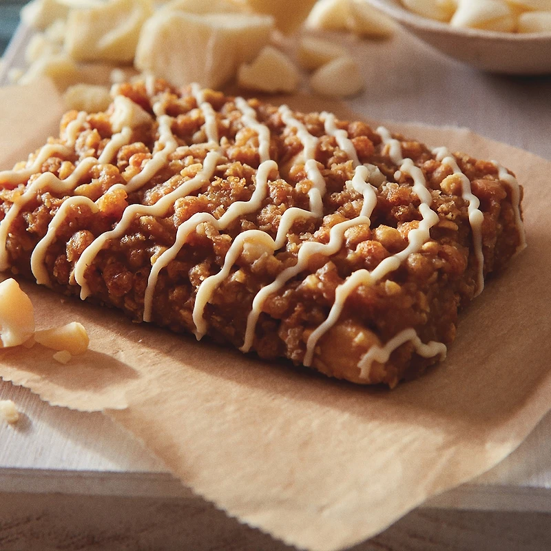 CLIF BAR - Barre énergétique - Chocolat blanc et noix de macadamia - (Barre de protéine de 68 g, 6 barres)