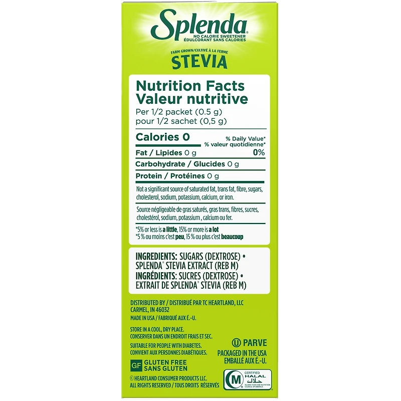 Splenda Stevia Sweetener Packets - 50ct