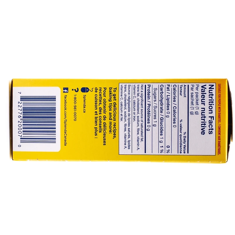 Splenda® No Calorie Sweetener Packets