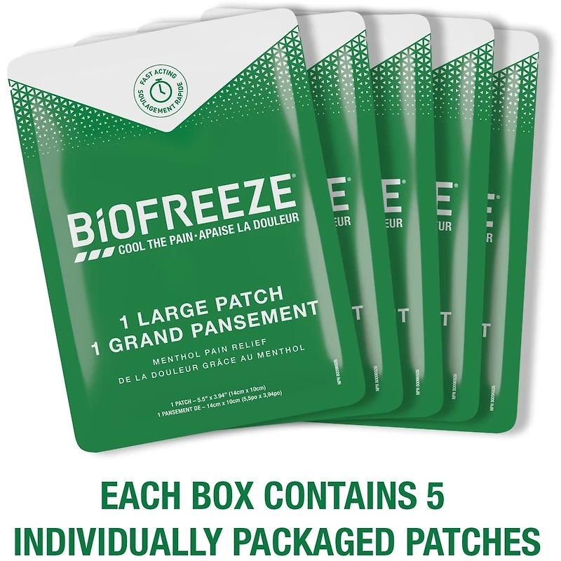Timbre antidouleur Biofreeze