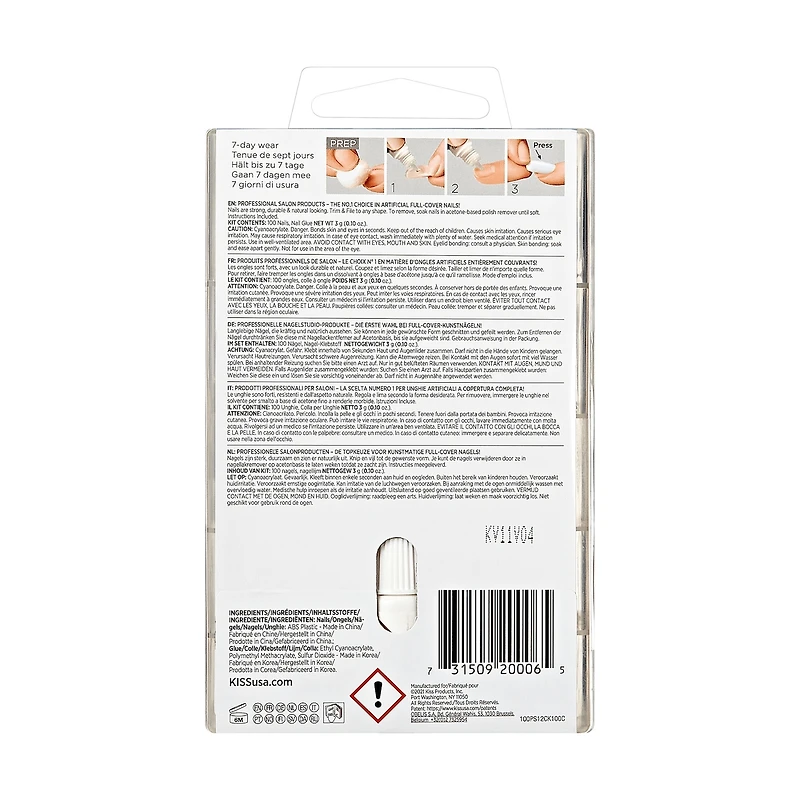 Kiss 100 Ongles - Forme Ovale