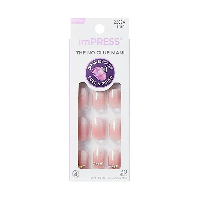 Impress Nails - Glow Muse, Pink, Coffin, Medium