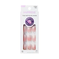 Impress Nails - Glow Muse, Pink, Coffin, Medium