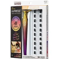 Impress Press-On Falsies Eyelashes, Natural