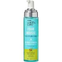 KISS Colors & Care Flex Styling & Hold Moisture Boosting Foam Mousse - 8.5 oz