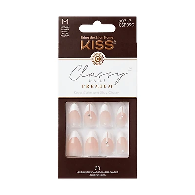 Kiss Premium Classy  - My Muse Fake Nail, 30 Count, Medium
