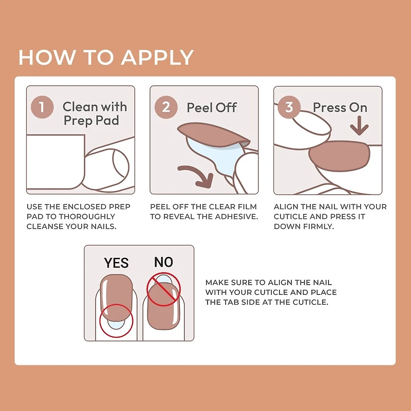 Impress : Ongles À Pression De Couleur, «Instinct», Rose, Court, Carré-Ovale, 30 U.