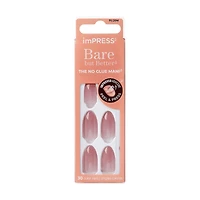 Impress Color  Press-On Nails, Instinct, Pink, Short Length, Squoval Shape, 30 Count