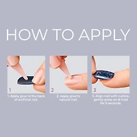 Impress : Ongles À Pression Manucure Française, «Model», Blanc, Court, Carré-Ovale