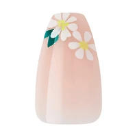 Kiss Voguish Fantasy Press-On Nails, ‘4 Wheel Drive’, Nude, Medium Coffin, 31 Count
